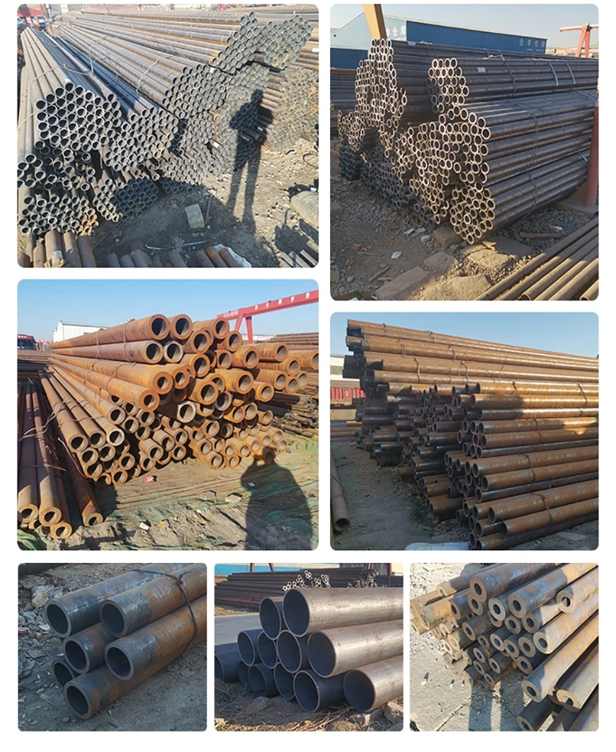 Fluid Pipe SSAW Welded Steel Pipe Low Pressure Fluid ERW Welded Spiral Steel Tube Used for Water Well Casing Pipe