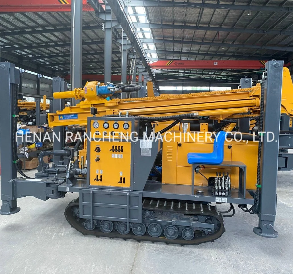 100m/150m/200m Hydraulic Crawler Type Borehole Water Well Drilling Rig Machine/Small Crawler Hydraulic Rotary Drill/Drilling Rig for Foundation Engineering