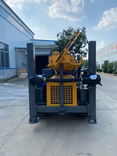 100m/150m/200m Hydraulic Crawler Type Borehole Water Well Drilling Rig Machine/Small Crawler Hydraulic Rotary Drill/Drilling Rig for Foundation Engineering